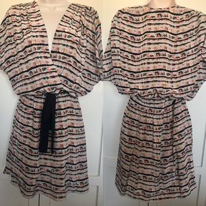 New BCBG Max Azria Wrap Silk Dress XS